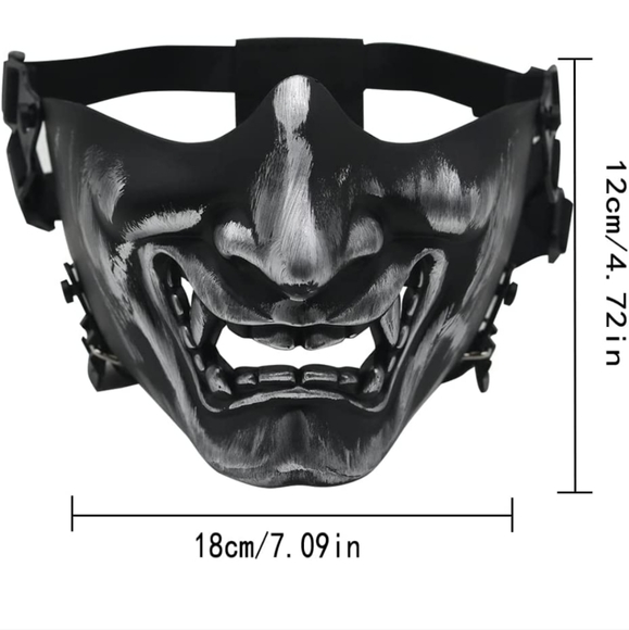 Fanjin Half Face Halloween Cosplay Mask - Picture 6 of 6